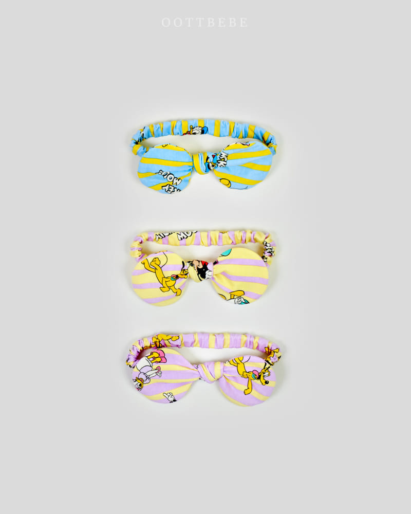 Oott Bebe - Korean Children Fashion - #childofig - D Span Ribbon Hair Band