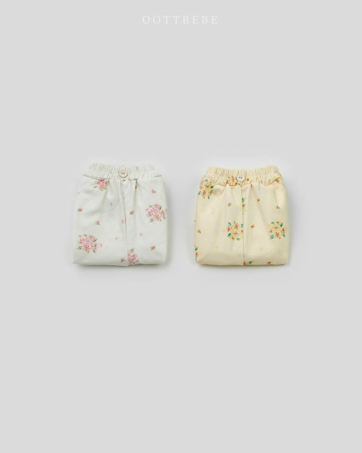 Oott Bebe - Korean Children Fashion - #childofig - Remi Flower Pants