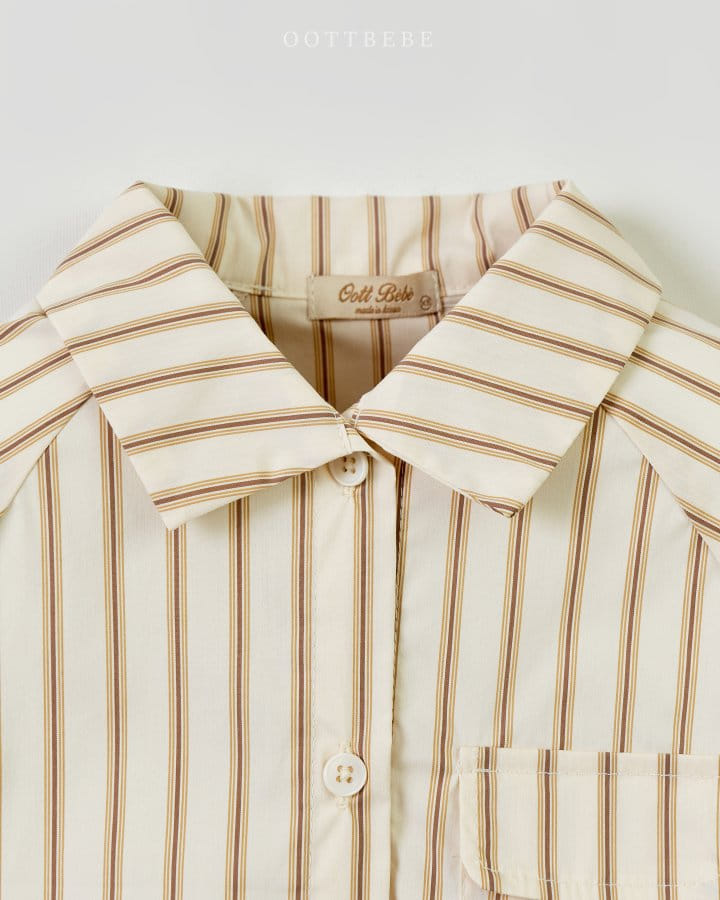 Oott Bebe - Korean Children Fashion - #childofig - Formal Pocket Shirt - 5
