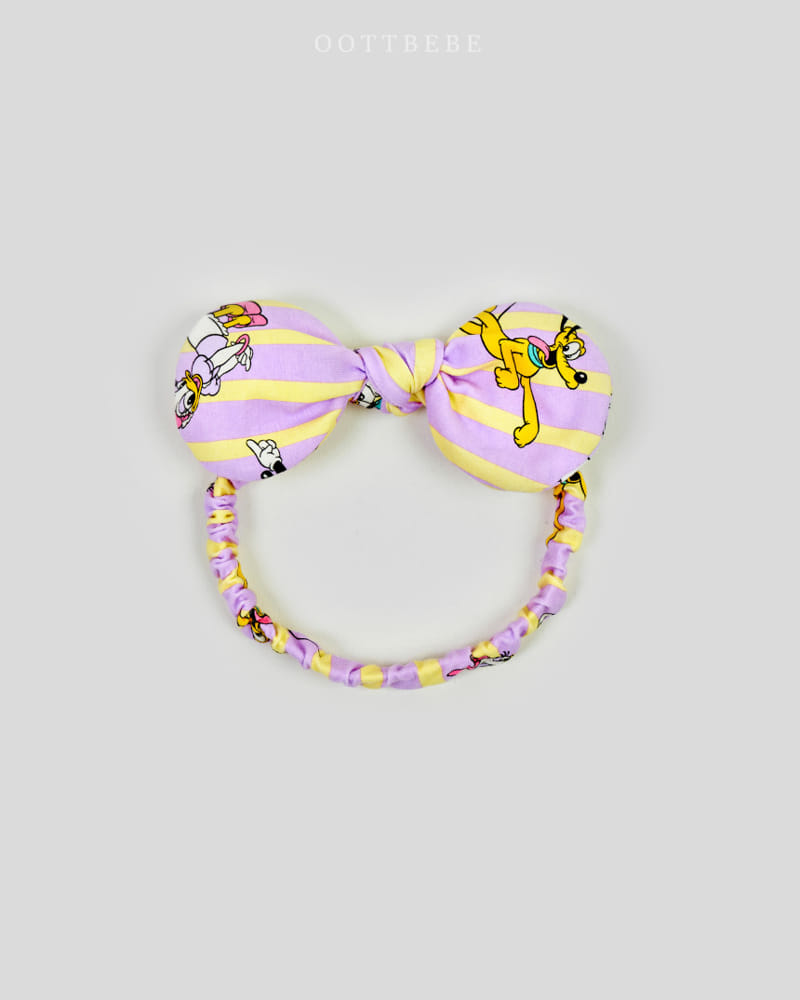 Oott Bebe - Korean Children Fashion - #childrensboutique - D Span Ribbon Hair Band - 2