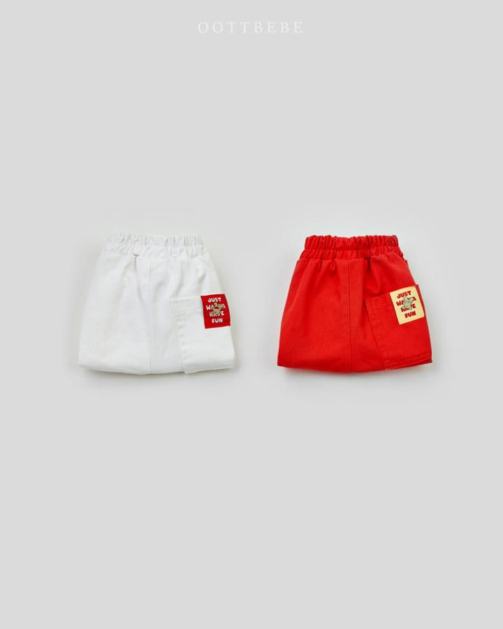 Oott Bebe - Korean Children Fashion - #designkidswear - Minimal Capri Shorts - 2