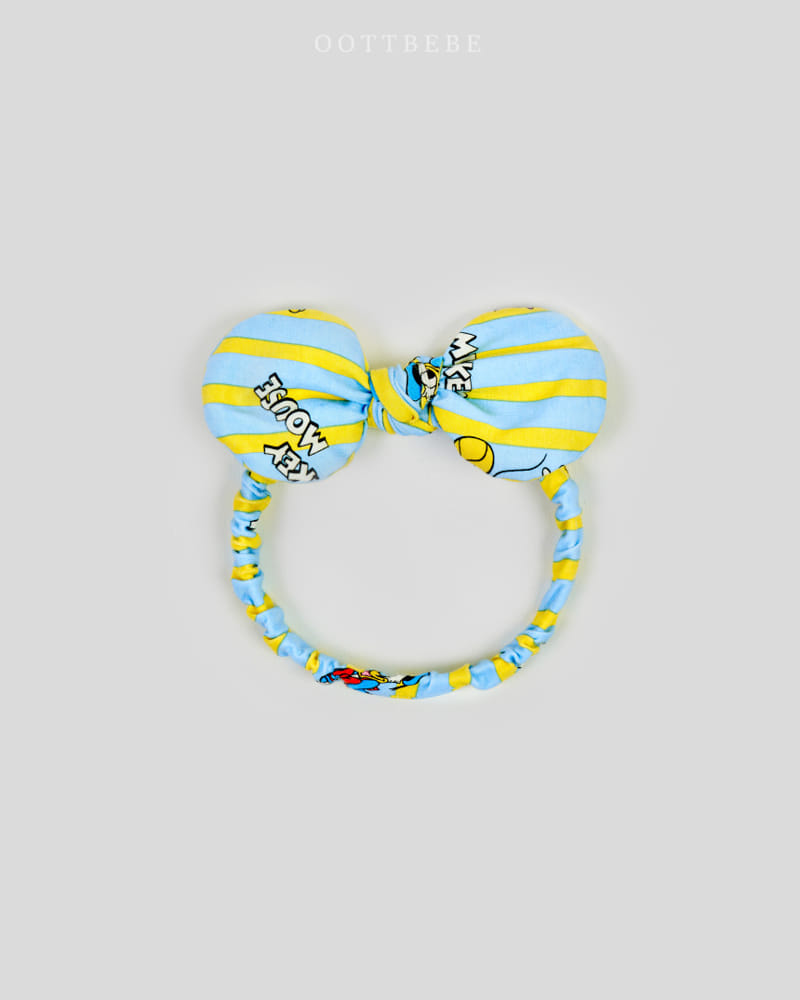 Oott Bebe - Korean Children Fashion - #designkidswear - D Span Ribbon Hair Band - 4
