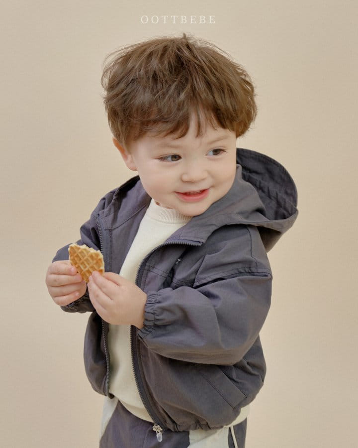 Oott Bebe - Korean Children Fashion - #discoveringself - Crunchy Hoody Jumper - 2