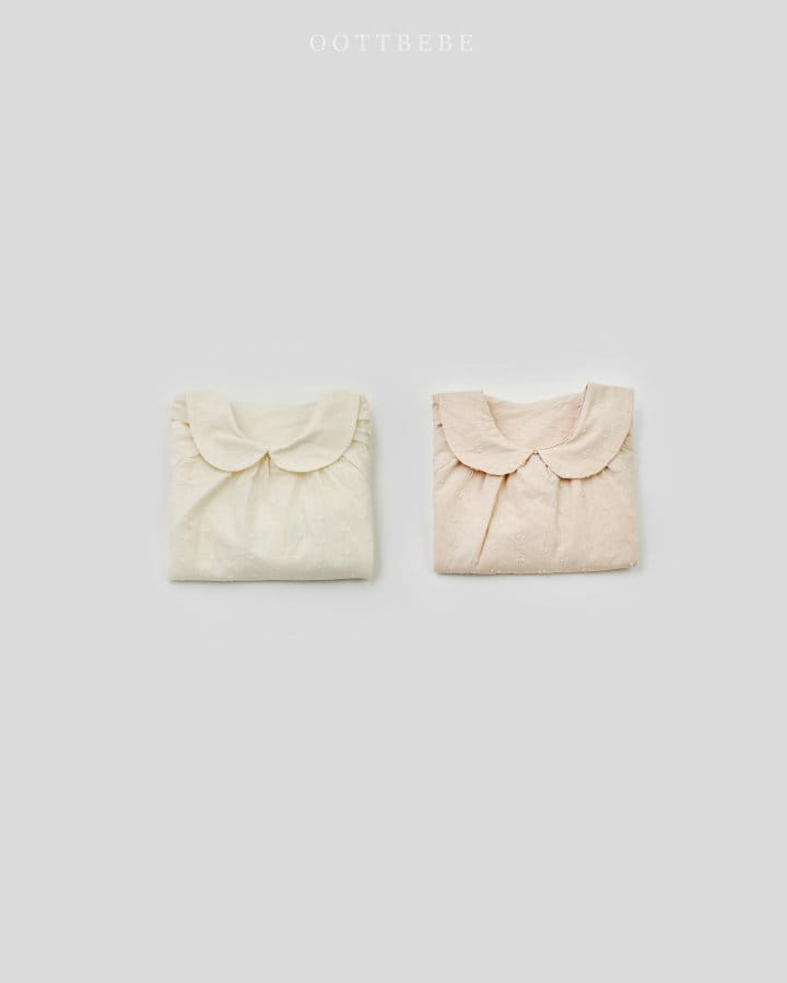 Oott Bebe - Korean Children Fashion - #fashionkids - Petite Collar Blouse