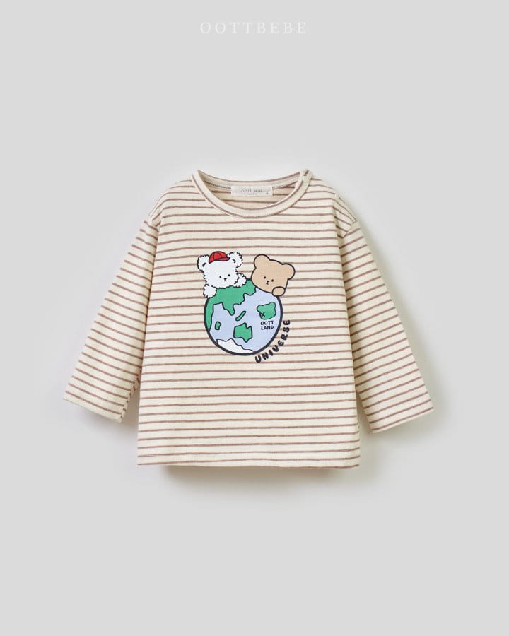 Oott Bebe - Korean Children Fashion - #magicofchildhood - Oott Land Piping Tee - 7