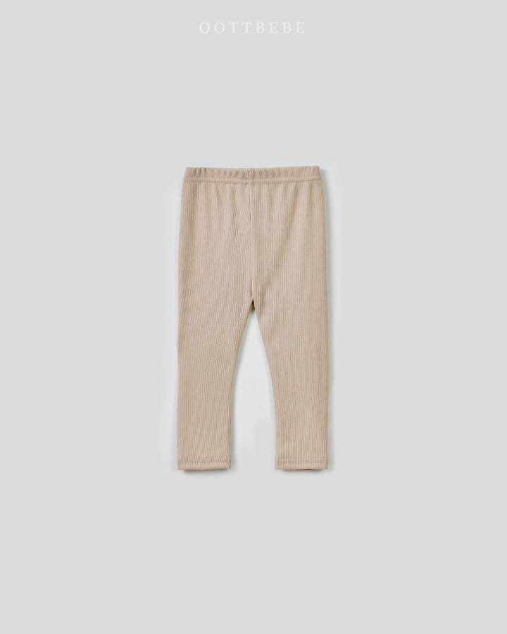 Oott Bebe - Korean Children Fashion - #magicofchildhood - Melting Rib Leggings - 6