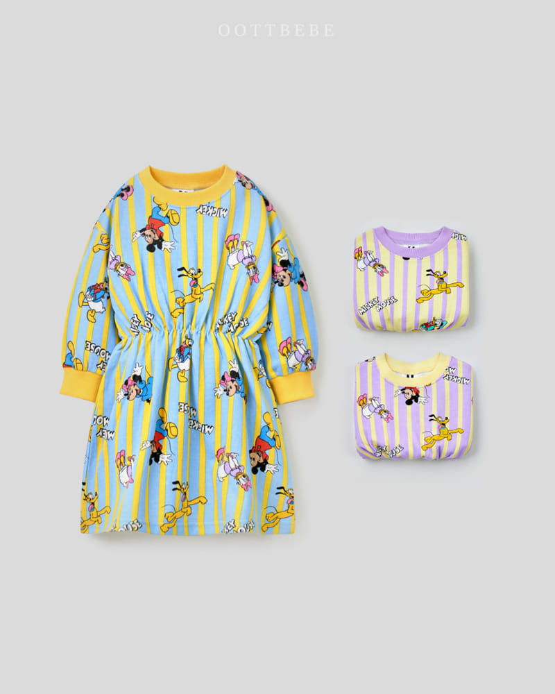 Oott Bebe - Korean Children Fashion - #magicofchildhood - World D One-Piece