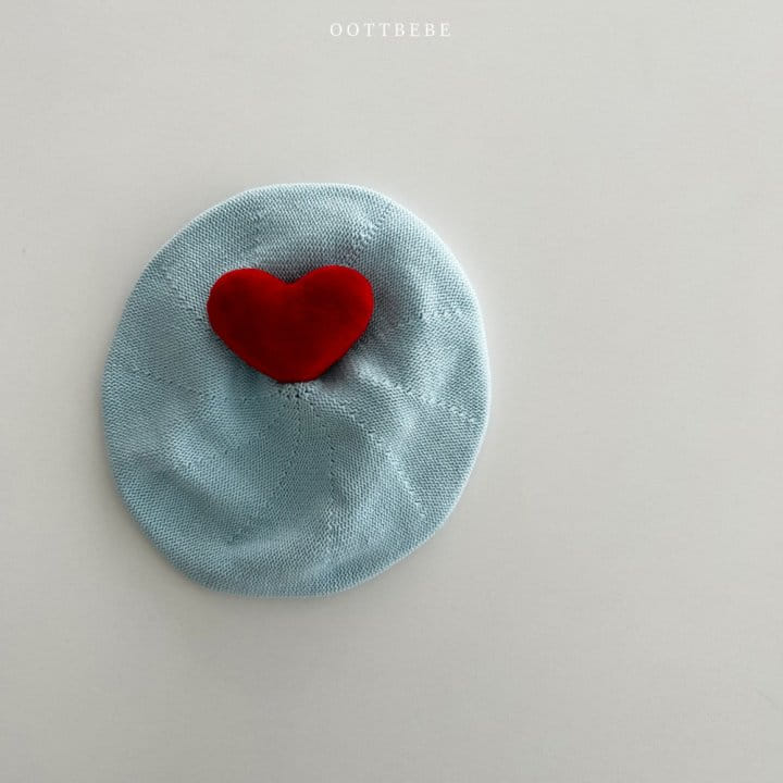 Oott Bebe - Korean Children Fashion - #minifashionista - Heart Beret - 7