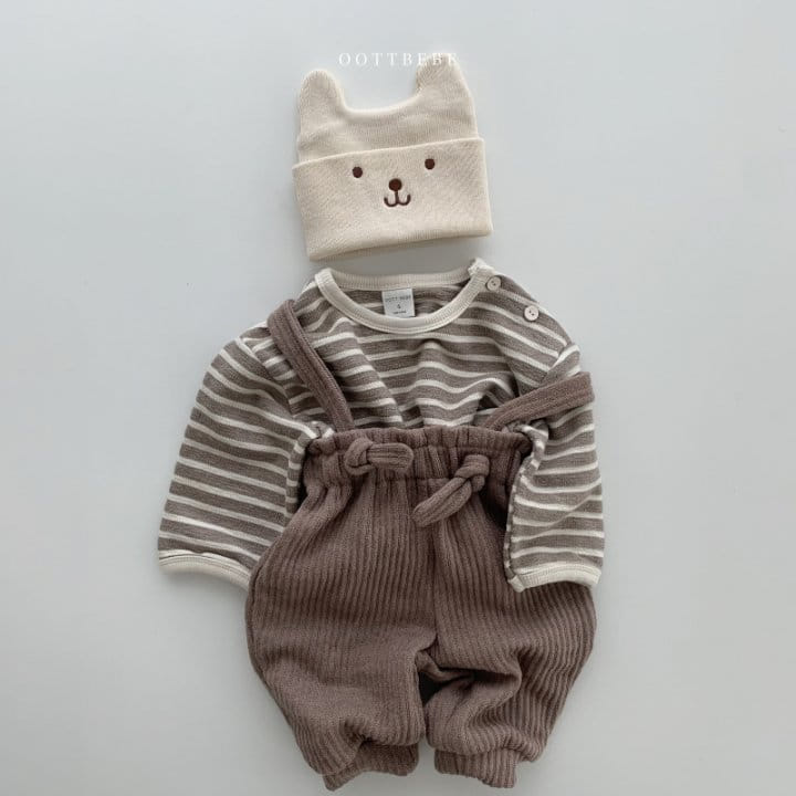 Oott Bebe - Korean Children Fashion - #minifashionista - Bear Beanie - 6
