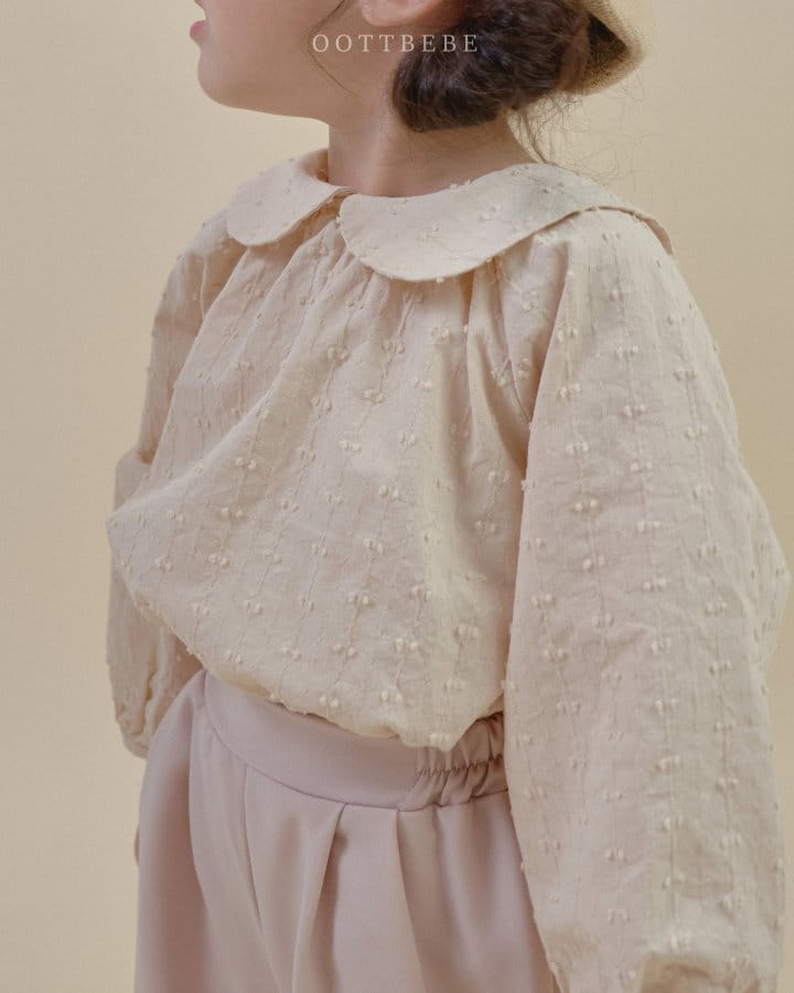 Oott Bebe - Korean Children Fashion - #minifashionista - Petite Collar Blouse - 8