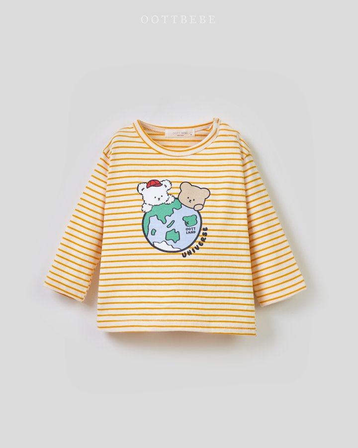 Oott Bebe - Korean Children Fashion - #prettylittlegirls - Oott Land Piping Tee - 9