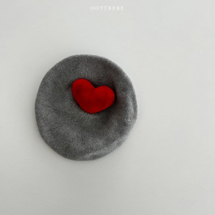 Oott Bebe - Korean Children Fashion - #prettylittlegirls - Heart Beret - 8