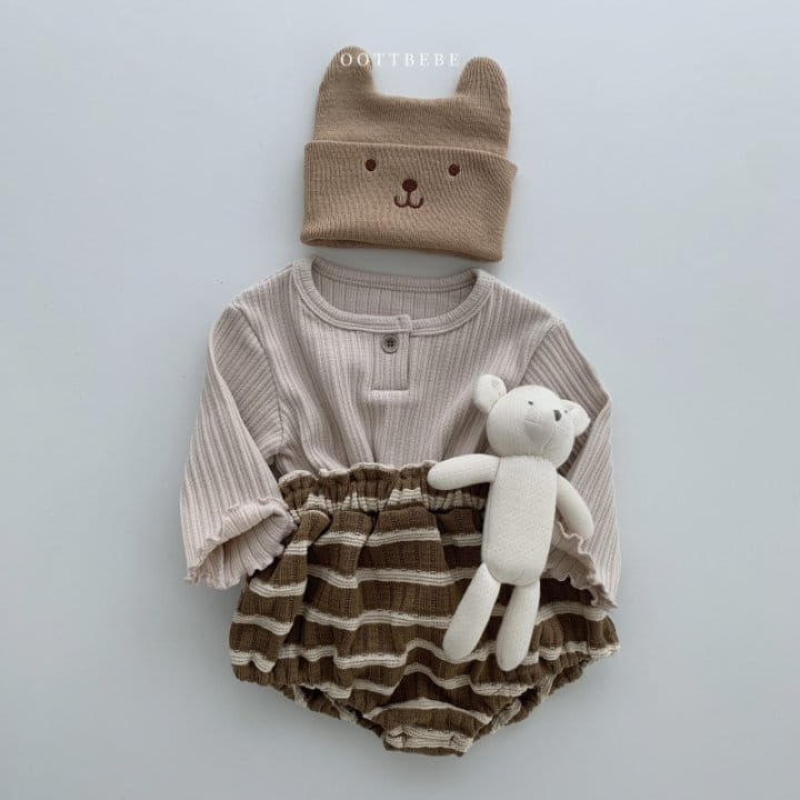 Oott Bebe - Korean Children Fashion - #prettylittlegirls - Bear Beanie - 7