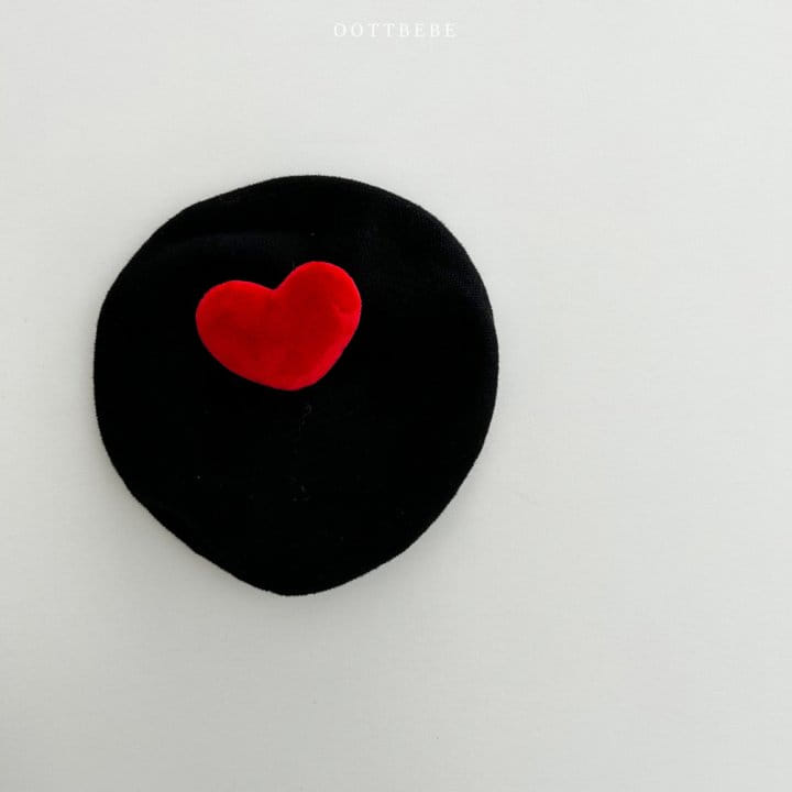 Oott Bebe - Korean Children Fashion - #stylishchildhood - Heart Beret - 11