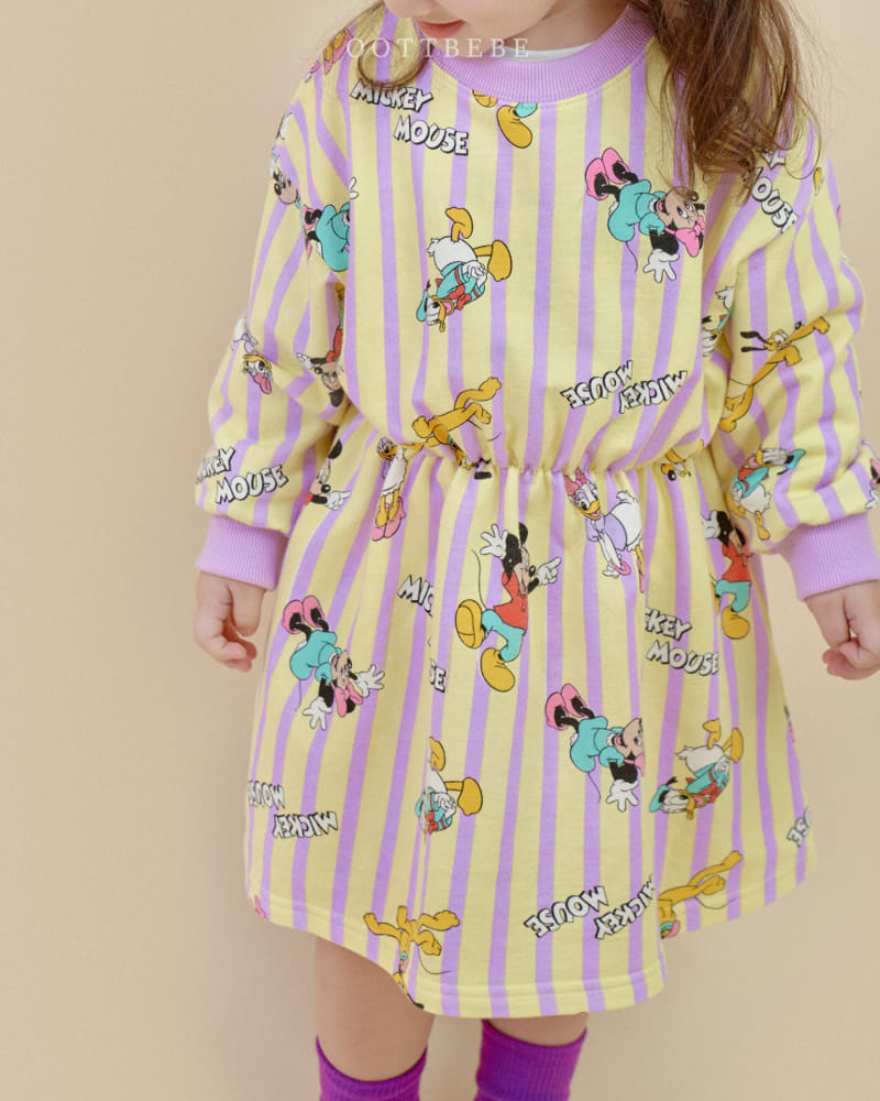Oott Bebe - Korean Children Fashion - #stylishchildhood - World D One-Piece - 6