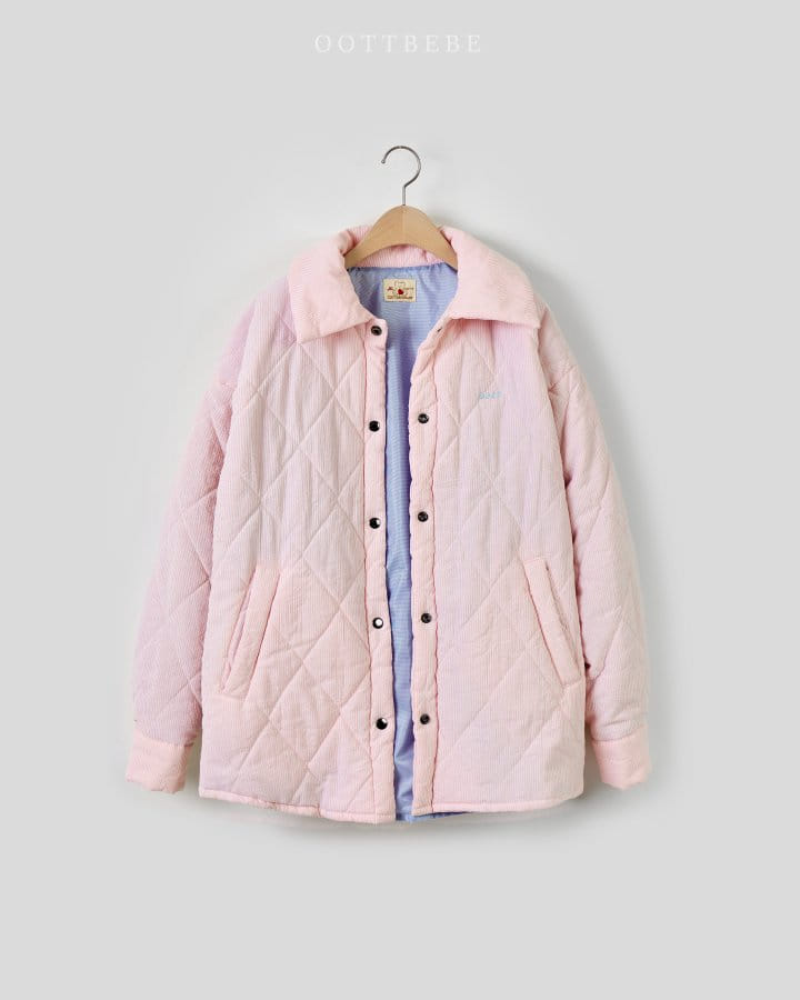 Oott Bebe - Korean Children Fashion - #toddlerclothing - Mom Raffy Padding Jacket - 7