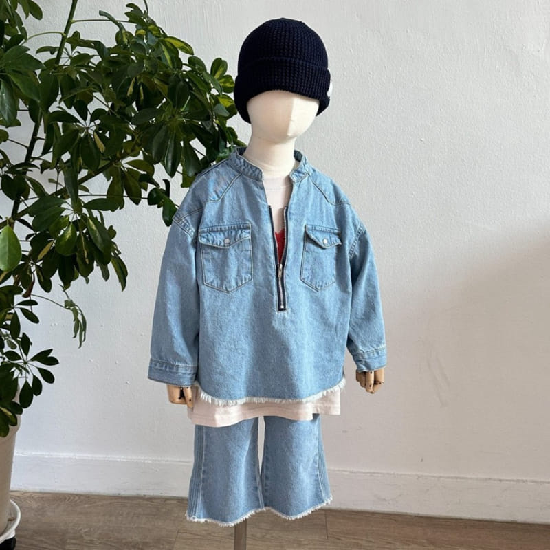 Otr - Korean Children Fashion - #childrensboutique - Denim Jacket - 2