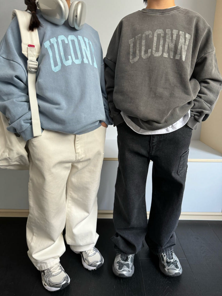 Our - Korean Children Fashion - #childofig - Ucon Piece dyed Fabric Sweatshirt - 9