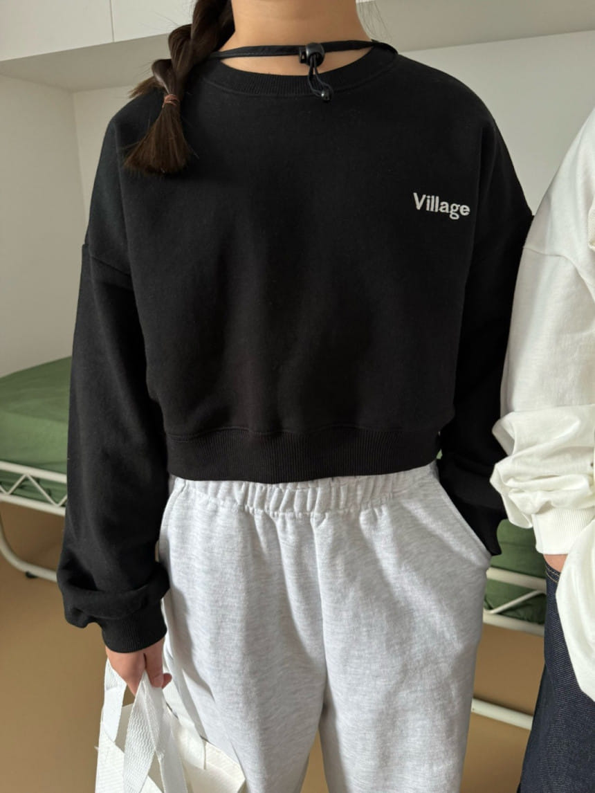 Our - Korean Children Fashion - #childofig - Village Crop Sweatshirt - 8