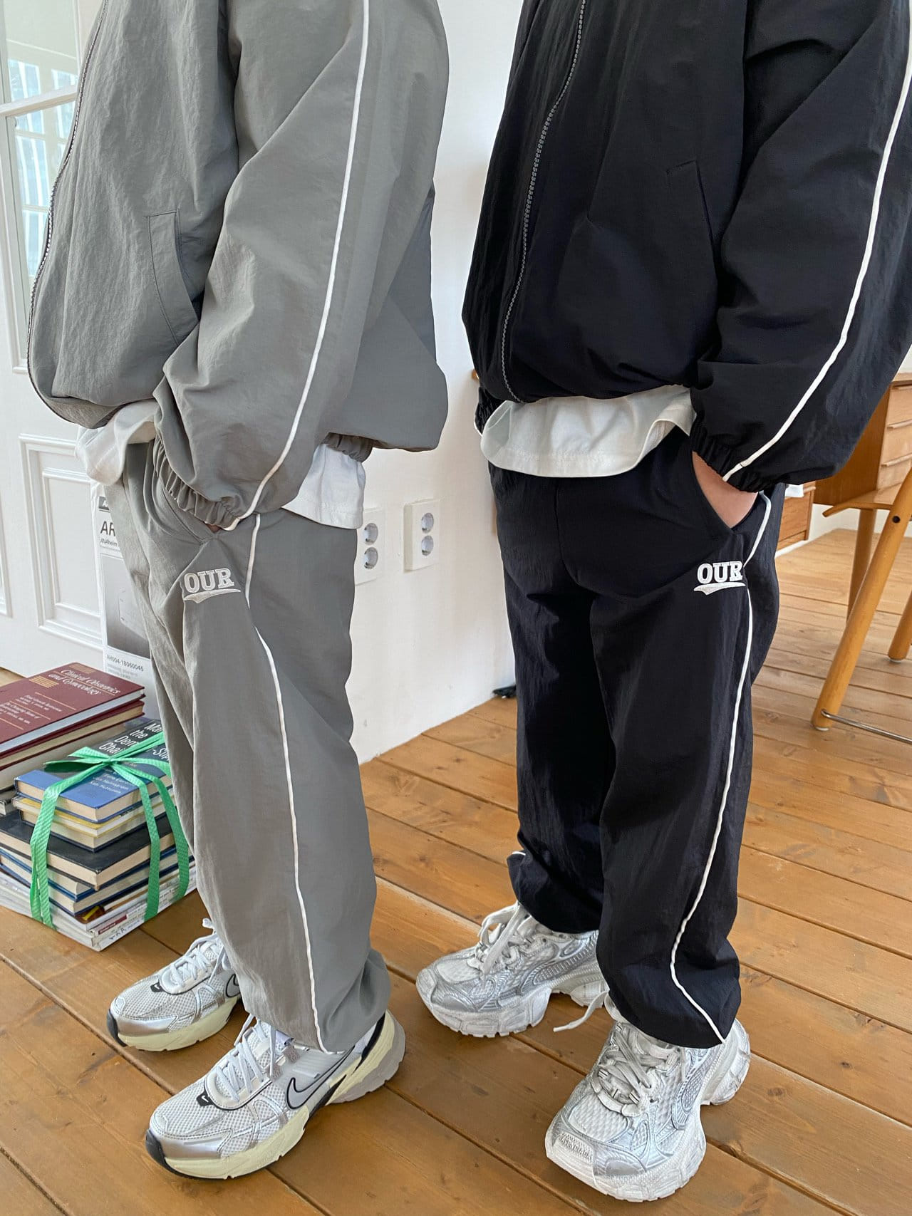 Our - Korean Children Fashion - #childofig - Line Track Jacket With Mom - 6