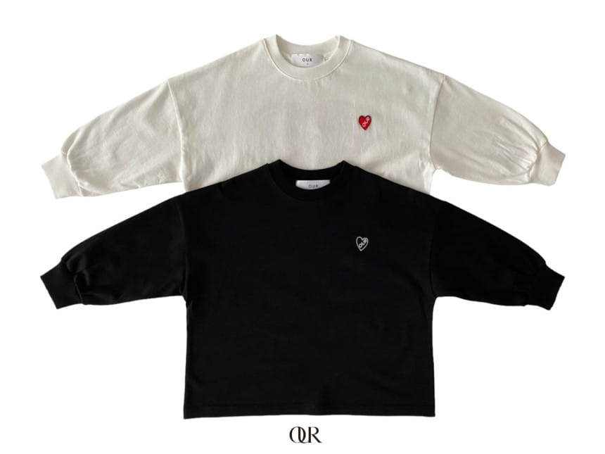 Our - Korean Children Fashion - #designkidswear - Heart Tee - 2