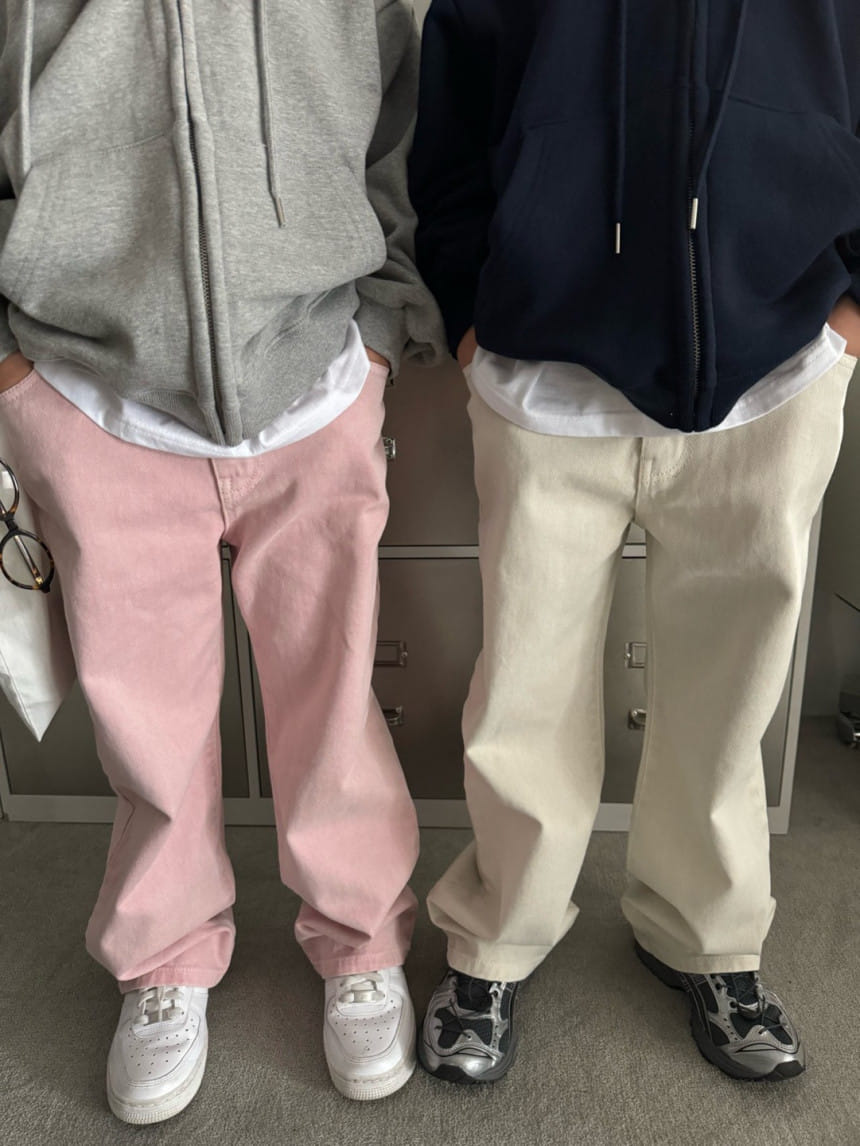 Our - Korean Children Fashion - #discoveringself - Nordic Piece dyed Fabric Wide Pants - 6