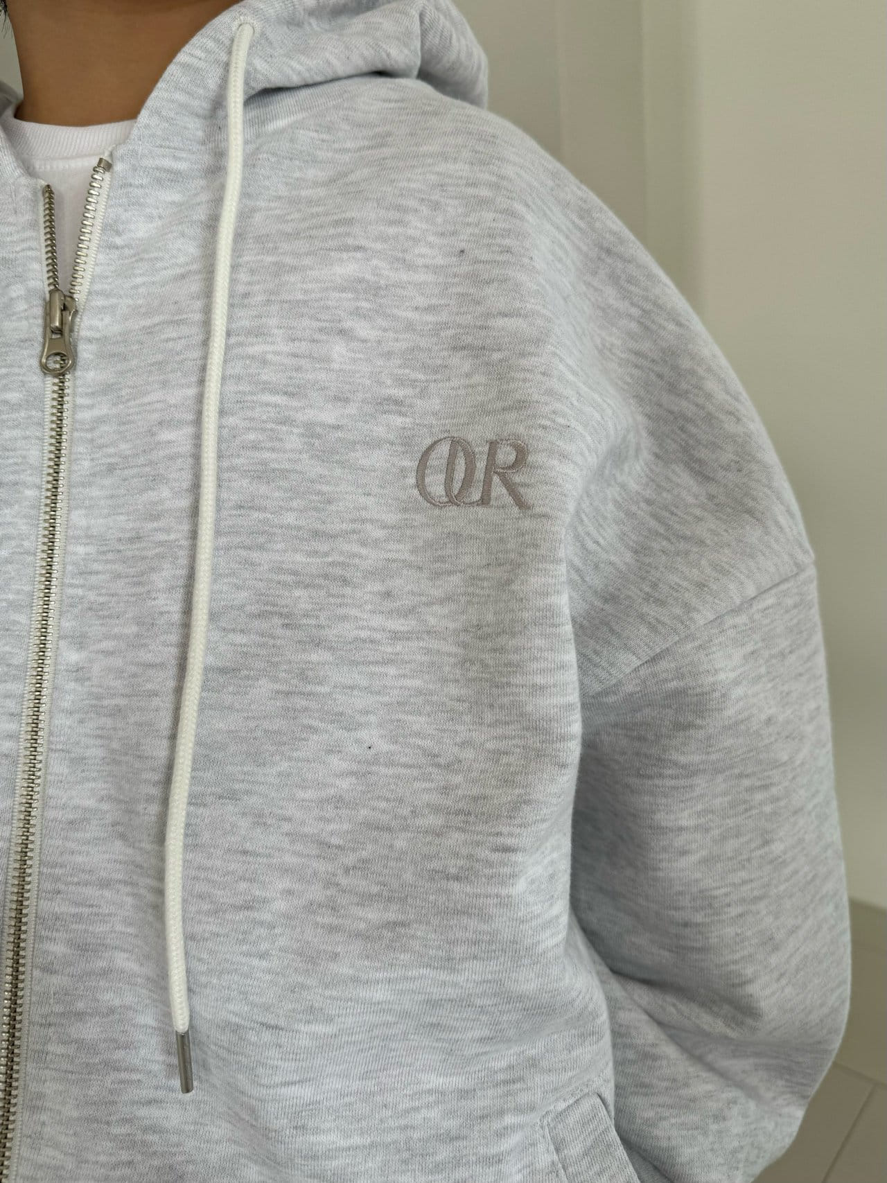 Our - Korean Children Fashion - #kidsshorts - Odd Hoody Zip Up - 8