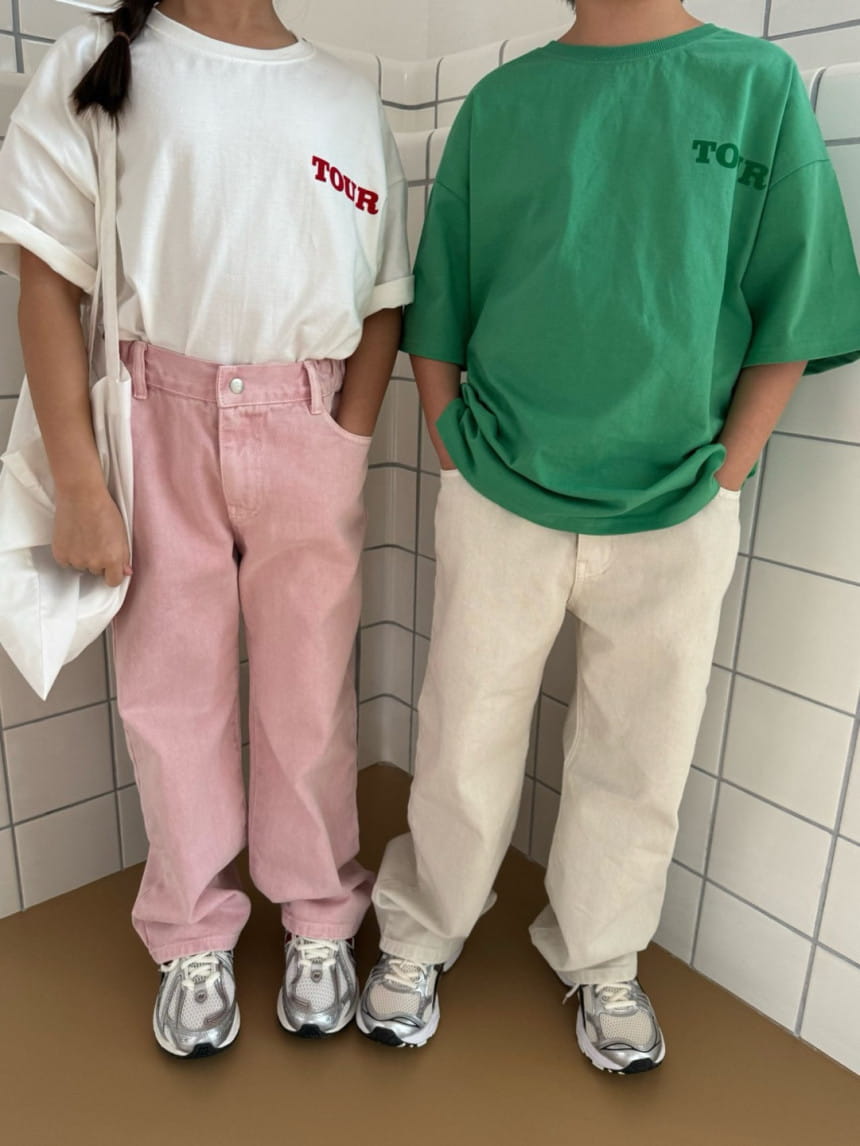 Our - Korean Children Fashion - #kidsshorts - Nordic Piece dyed Fabric Wide Pants - 8