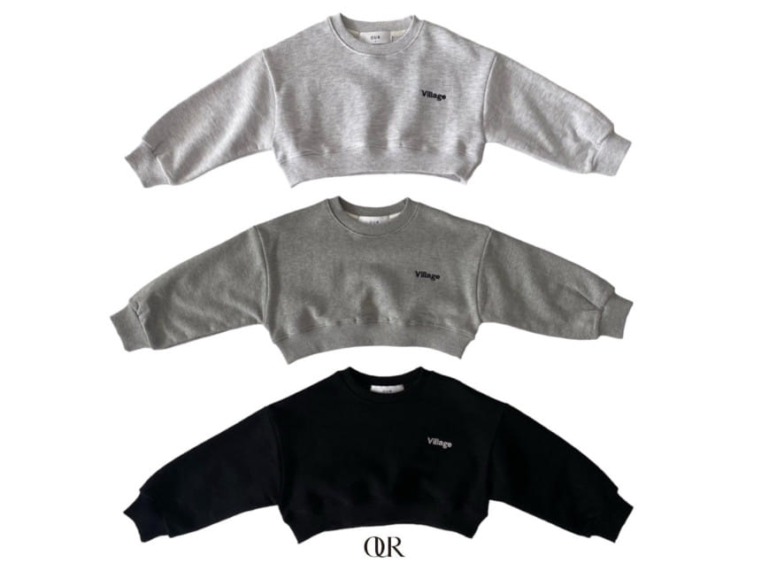 Our - Korean Children Fashion - #magicofchildhood - Village Crop Sweatshirt - 2