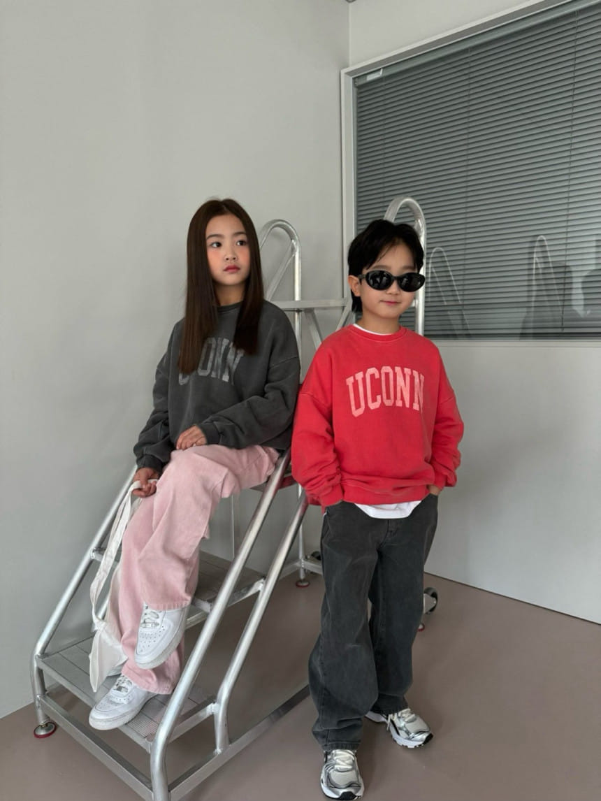 Our - Korean Children Fashion - #magicofchildhood - Ucon Piece dyed Fabric Sweatshirt - 4