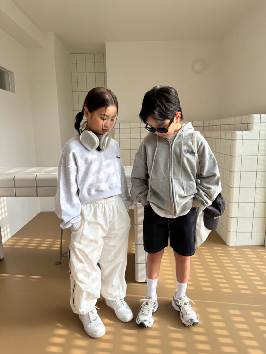 Our - Korean Children Fashion - #minifashionista - Village Crop Sweatshirt - 4