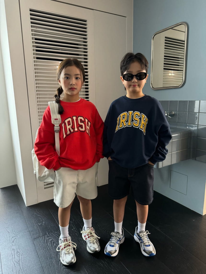 Our - Korean Children Fashion - #todddlerfashion - Irish Sweatshirt - 3