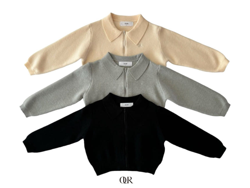Our - Korean Children Fashion - #toddlerclothing - Robin Collar Zip Up - 2