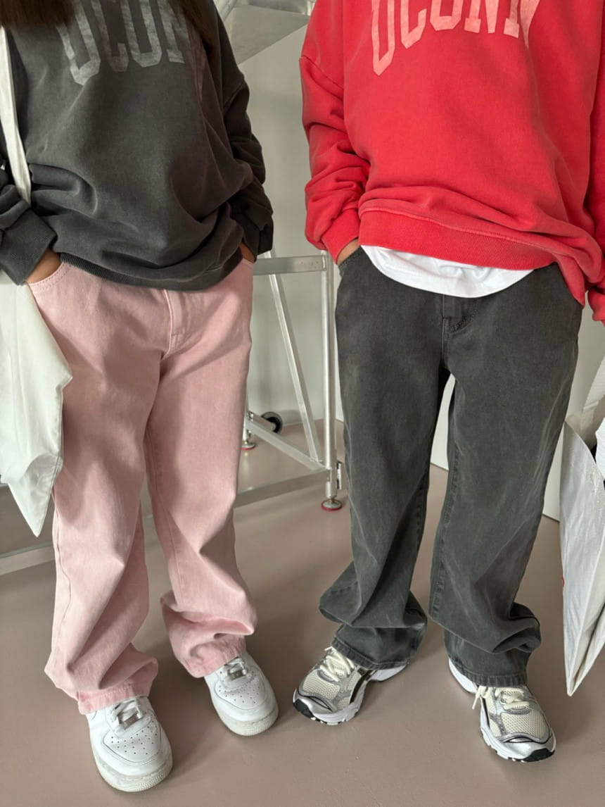 Our - Korean Children Fashion - #toddlerclothing - Ucon Piece dyed Fabric Sweatshirt - 7