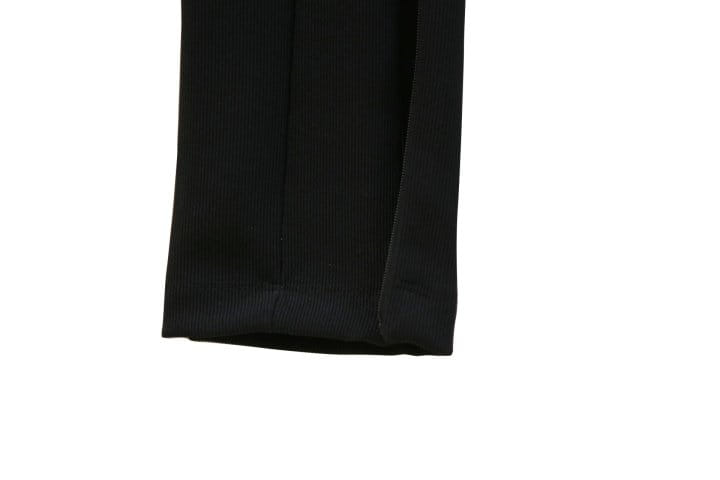 Paper Moon - Korean Women Fashion - #momslook - Ribbed Side Slit Leggings - 6