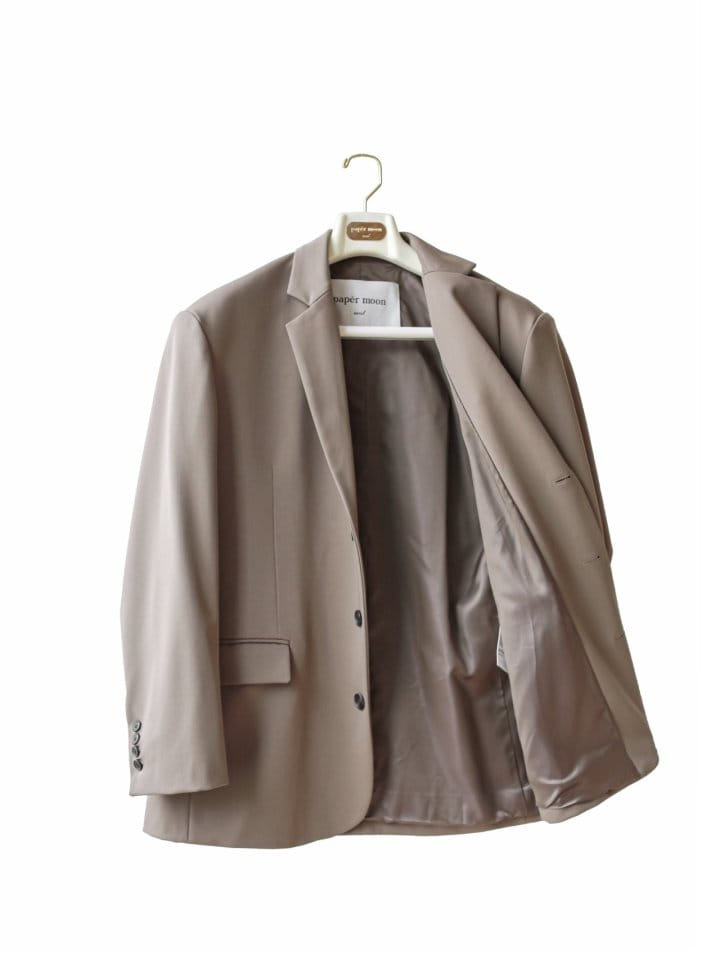 Paper Moon - Korean Women Fashion - #momslook - Oversized Three Button Single Blazer - 6