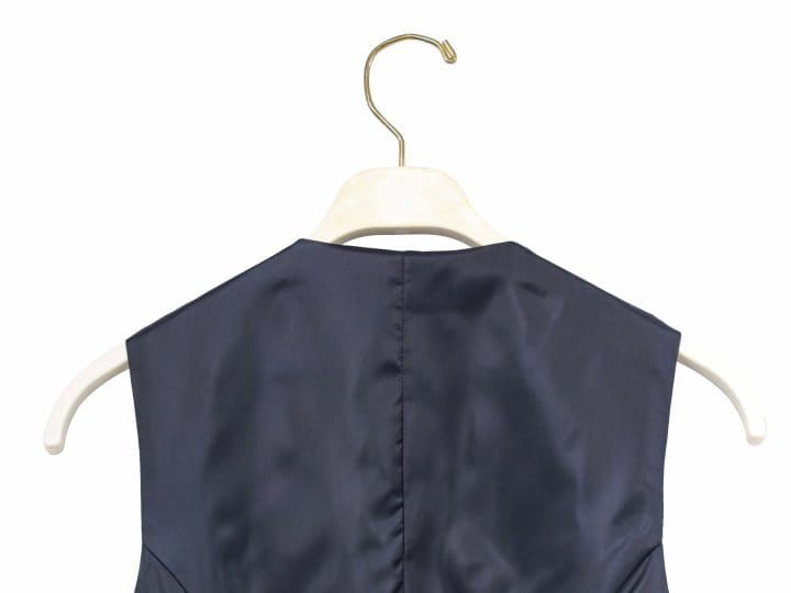 Paper Moon - Korean Women Fashion - #momslook - Classic Pin Stripe Tailored Vest - 10