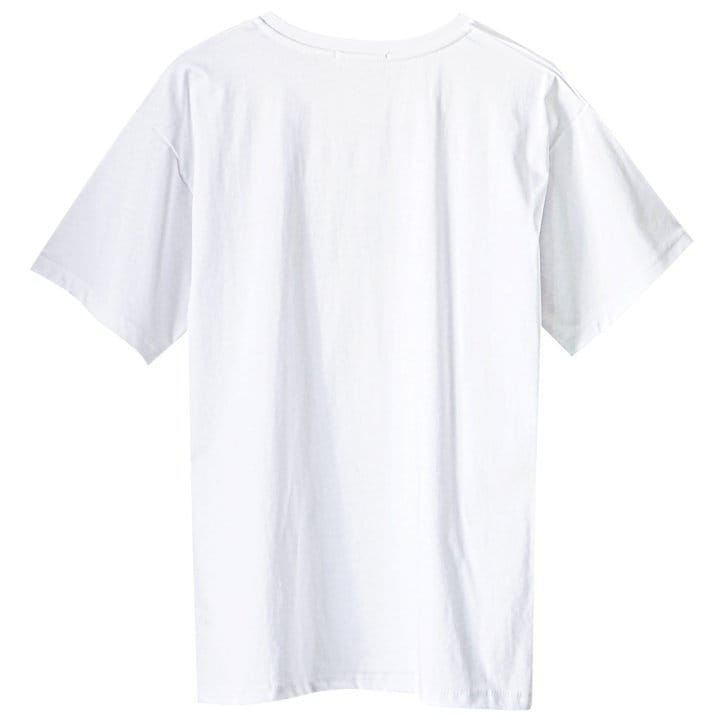 Paper Moon - Korean Women Fashion - #momslook - Premium MODERNISM Print T Shirt - 3
