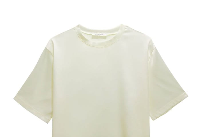 Paper Moon - Korean Women Fashion - #momslook - Classic Silky Satin Half Sleeves Top - 6