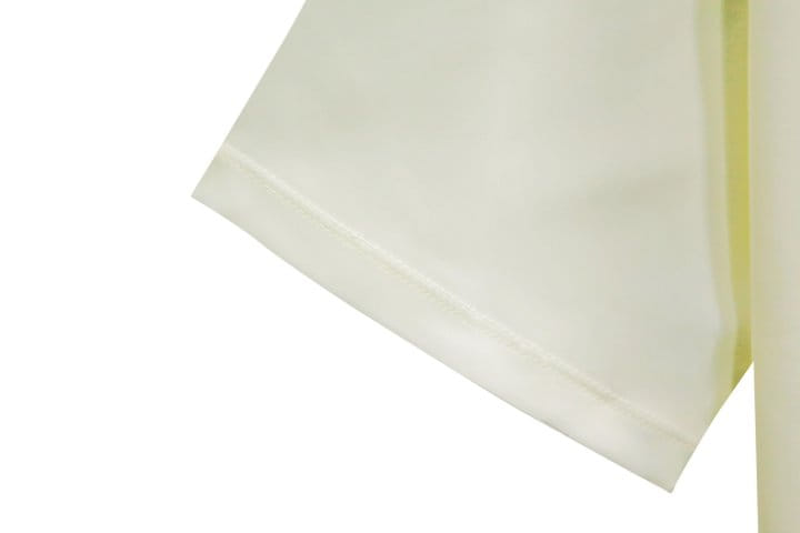 Paper Moon - Korean Women Fashion - #momslook - Classic Silky Satin Half Sleeves Top - 7