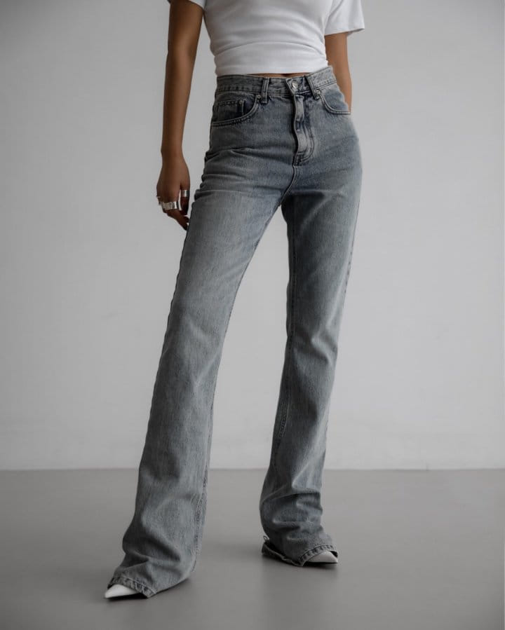 Paper Moon - Korean Women Fashion - #momslook - Straight Boots Cut X Ray Jeans  - 2