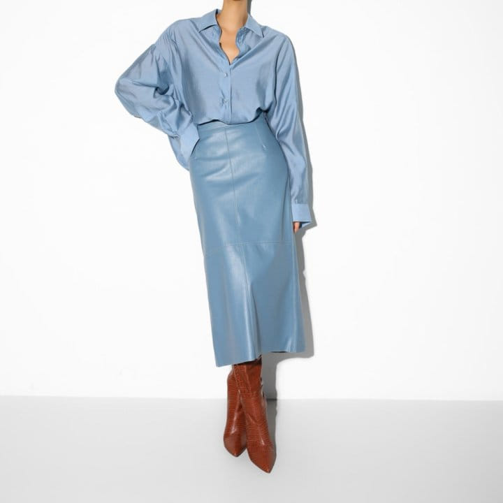 Paper Moon - Korean Women Fashion - #pursuepretty - Sheer Silky Classic Button Down Shirt - 7