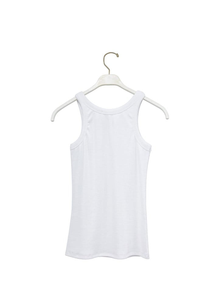 Paper Moon - Korean Women Fashion - #restrostyle - Sleeveless Rib Jersey Tank Top - 6
