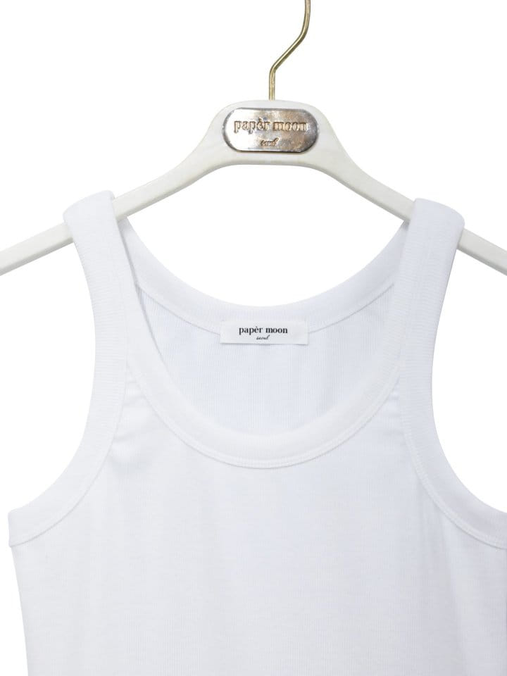Paper Moon - Korean Women Fashion - #romanticstyle - Sleeveless Rib Jersey Tank Top - 7