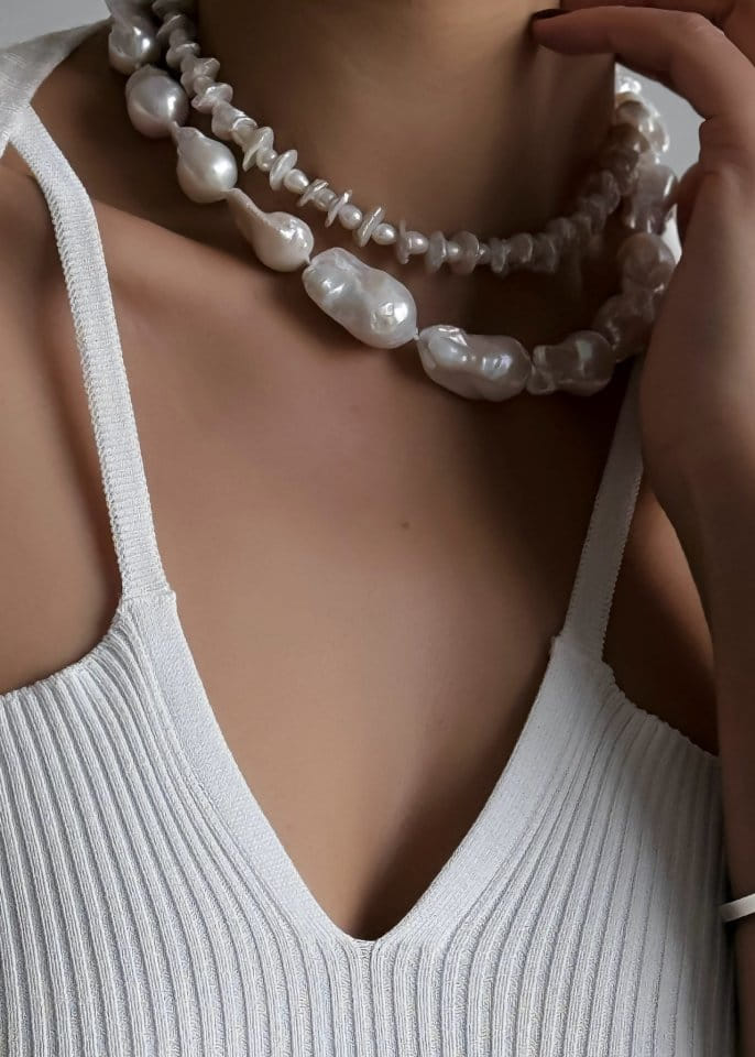 Paper Moon - Korean Women Fashion - #romanticstyle - V - Line Strap Ribbed Knit Sleeveless Top - 3
