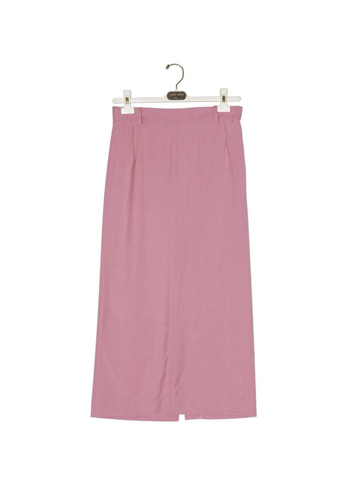 Paper Moon - Korean Women Fashion - #romanticstyle - Maxi Length Straight Pencil Line Skirt - 4