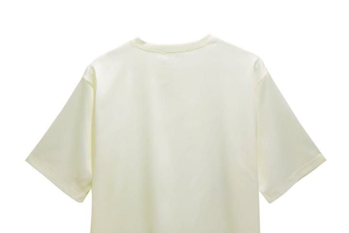 Paper Moon - Korean Women Fashion - #vintagekidsstyle - Classic Silky Satin Half Sleeves Top - 10