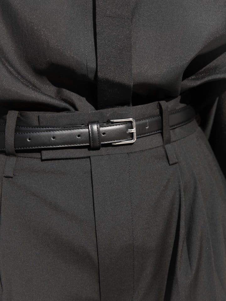 Paper Moon - Korean Women Fashion - #womensfashion - Classic Thin Buckle Leather Belt