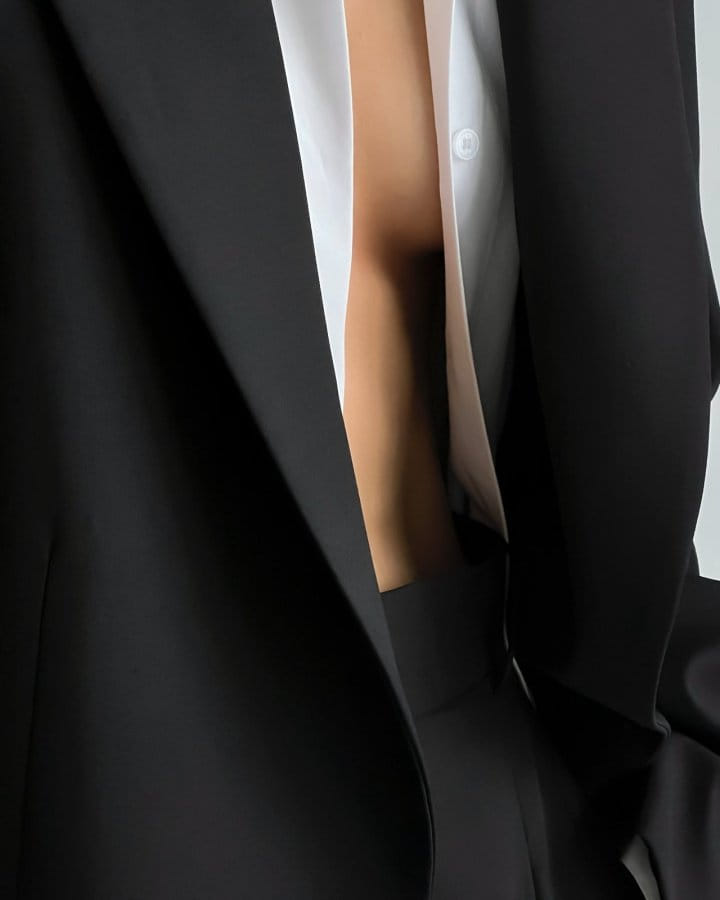 Paper Moon - Korean Women Fashion - #womensfashion - Maxi Oversized Single Breasted W Blazer