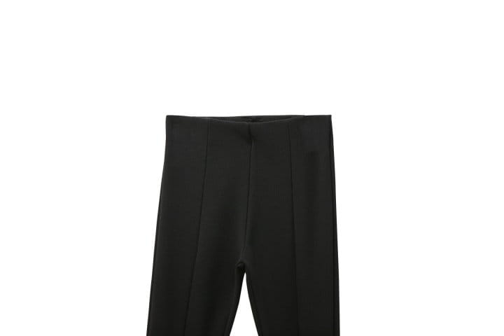 Paper Moon - Korean Women Fashion - #womensfashion - Ribbed Side Slit Leggings - 7